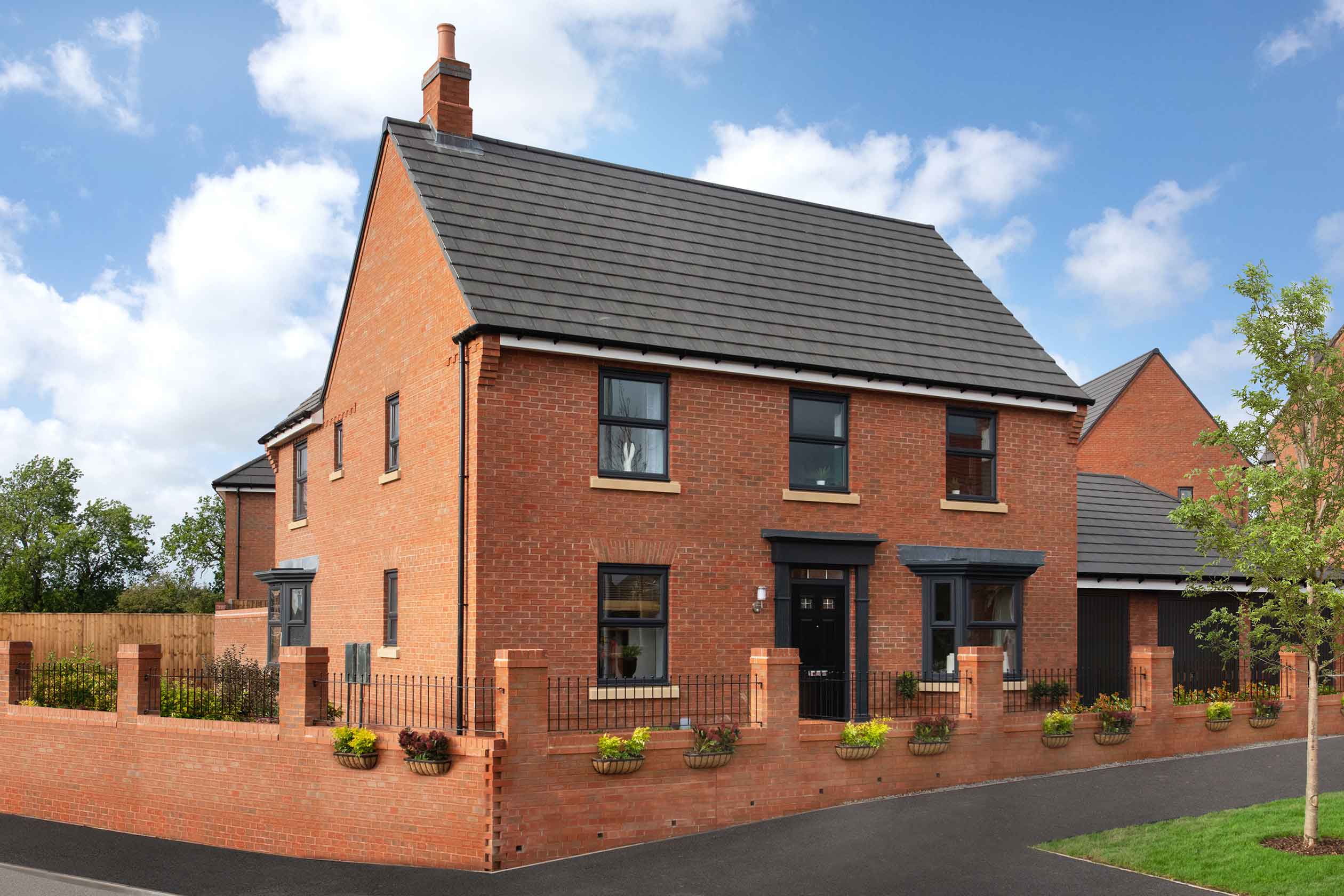 New Lubbesthorpe show home external