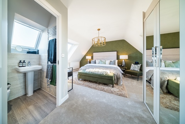 Alconbury Weald Moreton Show Home bedroom 2