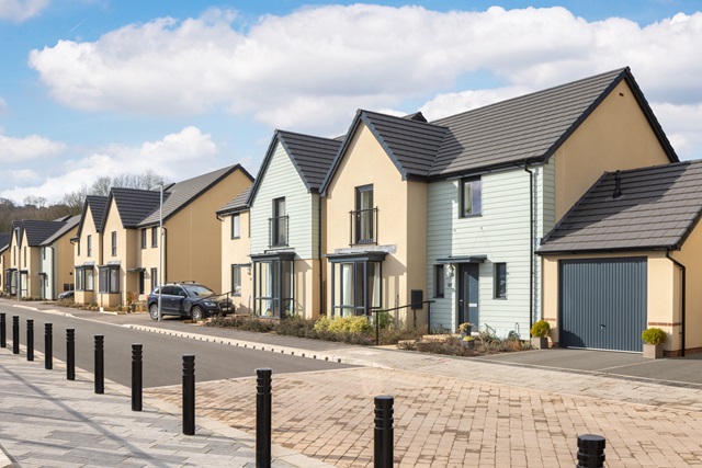 Outside view of the Shenton and Holden 4 bedroom homes