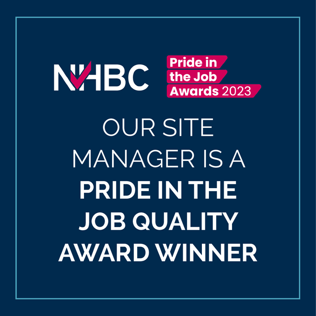 NHBC Pride In the Job Award Winner Logo