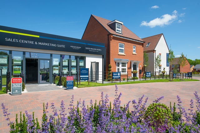 Heritage Grange sales centre entrance