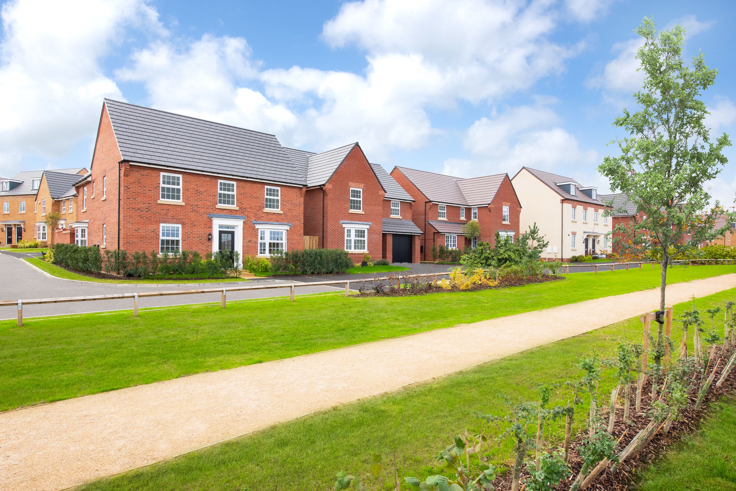 New homes for sale in Marston Moretaine Marston Fields DWH